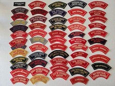 Australian Army Shoulder Titles Patches Lot Of 56 picture