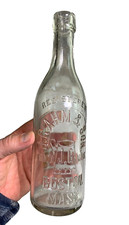 Antique J Gahm & Son Embossed Beer Bottle Boston Massachusetts Milwaukee Larger picture