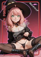 Anya Forger Spy x Family Custom Sexy Anime Waifu Trading Card Standard picture