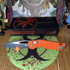 Microtech MSI S/E Tri-Grip Polymer Orange Std. Ram- Lock M390 Blade 210T-1 PMOR picture