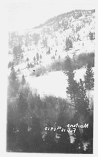 Snowy Montana Mountainside BEV Valley View Cold Desolate -A78 picture