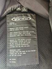 Harley-Davidson Women’s Black Leather Jacket X-850 Size M (8-10) picture
