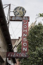 Pueblo Colorado 2015 Johnson Electric GE Sign Remnants Johnson Electric Co picture