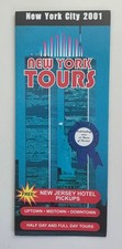 PRE 9/11 VINTAGE WORLD TRADE CENTER NEW YORK CITY TOURS  BROCHURE WTC 9-11 2001 picture