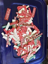 Huge Lot Of Hundreds Of 1930’s Pharmacy Labels Poison, Shake Well Etc. picture
