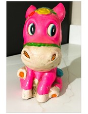 Rare Vintage Hippie 1966 Horse/Donkey Piggy Bank 6 1/2