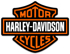 Harley Davidson Motorcycle Classic Style Type Die-cut MAGNET picture