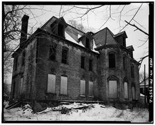 George P. Colt House East Sixth Street 1900s Boarded-Up Victorian Mansion picture