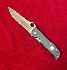 Vintage 1999 Spyderco Terzuola Starmate Knife C55-GPS Made in USA picture