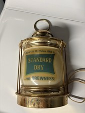 Vintage 1960s Standard Dry Beer Bar Lantern picture