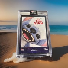 Topps Now Disney Lilo & Stitch Stitch 2025 Limited Black FOIL 8/10 SEALED NEW SP picture