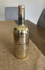 Vintage 1970 1976 Canadian Club Whiskey Gold Bottle Olympics Commemorative Empty picture