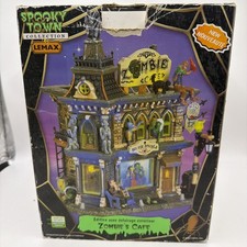 Lemax Spooky Town Zombie's Cafe 2006 *tested and working* Modified See pictures  picture