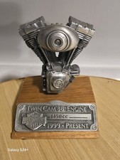 Pewter Harley Davidson Twin Cam 88 Engine Replica picture