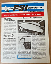Vintage 1968 Flight Safety FSI Newsletter Danny Kaye Jack Nicklaus Aviation Sim picture