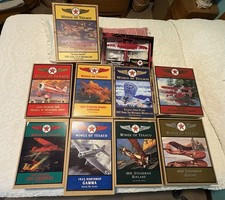 Ertl Wings of Texaco Die Cast Plane Coin Banks Models Lot Set 1-10 Unopened NIB picture