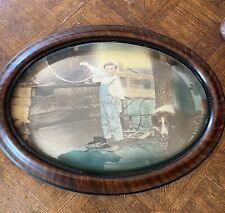 Vintage Framed Oval Portrait  picture