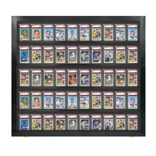 PENNZONI Sports Card Display Case, Holds 50 PSA Graded Sports & Playing Cards picture