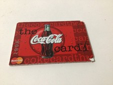 Vintage 1998 The Coca-Cola Card Promo Coke Advertising w/ Wallet Sleeve/Pamphlet picture