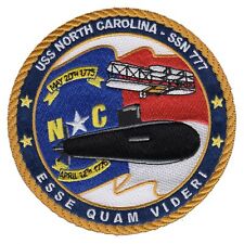 SSN-777 USS North Carolina Fast Attack Nuclear Submarine Patch picture