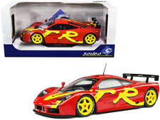 1996 McLaren F1 GTR Short Tail Launch Livery Red with Yellow Graphics 1/18 Dieca picture