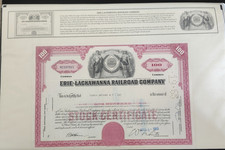 Lot of 46 American Railroad Stock Certificates - Instant Scripophily Collection picture