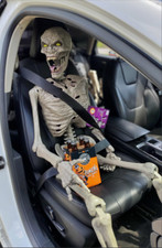 🟢 5 Foot ULTRA POSEABLE CORPSE Skeleton Home Depot Halloween Decoration picture