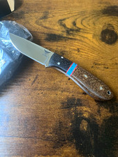 Hometown Knives - Nitro 14C28N - Drop Point - Full Tang-Magnesium Stone - Sheath picture