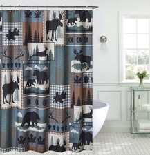 De Leon Woodland Forest Shower Curtain, 72