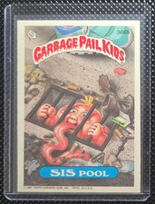 1987 Garbage Pail Kids Sis Pool 366b Series 9 picture