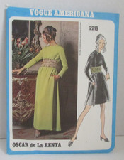 VINTAGE 60's Vogue Americana 2219 Oscar de la Renta Evening Dress Sz 14 picture