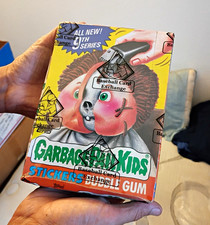 1987 Garbage Pail Kids Series 9 OS9  BBCE Sealed - Semi Colin Error Box  9th OS9 picture