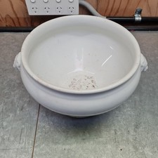 WWII WW2 GERMAN LUFTWAFFE LARGE PORCELAIN BOWL ULTRA RARE PIECE 1938 GENUINE picture