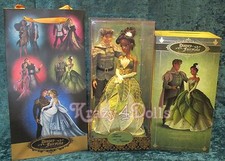 Disney Designer Fairytale Doll Couple  Tiana & Naveen Limited Edition New picture