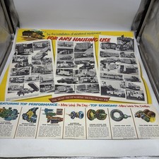 1954 Chevrolet Advance Design Truck Foldout Poster Sales Brochure Kiron Iowa picture