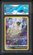 2023 Pokemon Crown Zenith Mew GG10/GG70 Galarian Gallery Ace Graded Mint 9 picture