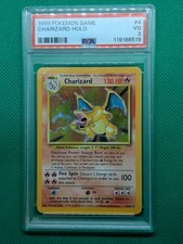 PSA 3 1999 Pokemon Base Set Charizard Holo 4/102 PSA 3 VG WOTC Graded Card picture