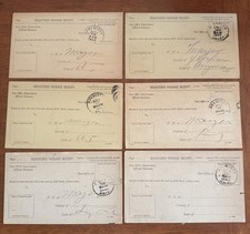 Lot 6 Arizona Territory 1895-1900 Registered Package Receipts Prescott Area (B) picture