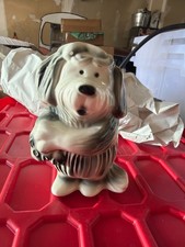 Vintage 1950s Ford Dealer Promo Shaggy Dog Coin Bank Perfect Slot Florence Ceram picture