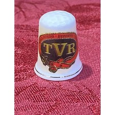 Vtg Reilfordd Dyffryn Teifi TVR Bone China Collectible Thimble England picture