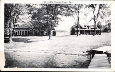 Rome ME Camp Buildings Fairbanks Card Company c1910 Vintage Postcard picture