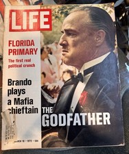Vintage LIFE /LOOK Magazine Lot 8 Issues Godfather Brando Garbo Loren picture