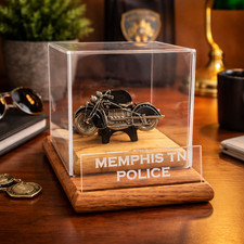 Memphis TN Police Motorcycle acrylic desk Display Case (coin included) 50 picture
