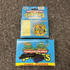 1990 TOPPS TEENAGE MUTANT NINJA TURTLES TRADING CARDS BOX - 24 PACKS + BONUS SET picture