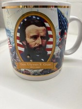 Henrickson Imports Ulysses S. Grant Civil War commemorative collector's mug picture