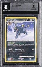 2008 DIAMOND & PEARL MAJESTIC DAWN #32 UMBREON BGS 9 picture