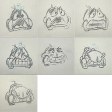 Who Framed Roger Rabbit Benny the Cab Production Drawing Animation Sequence 12 picture