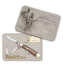 John M Browning Combo Tin Set of 2 Knives picture