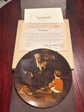 Lot of 7 - Norman Rockwell Plates Knowles Heritage Collection etc. 8.5