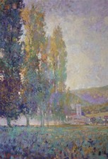 Oil painting Summer-Landscape-Arthur-Maderson-oil-painting Summer-Landscape-Arth picture